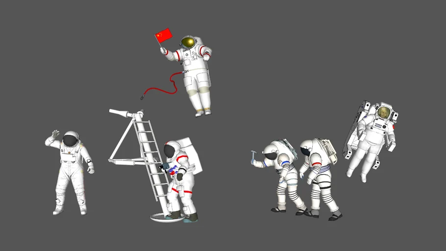 astronaut 宇航员 太空人