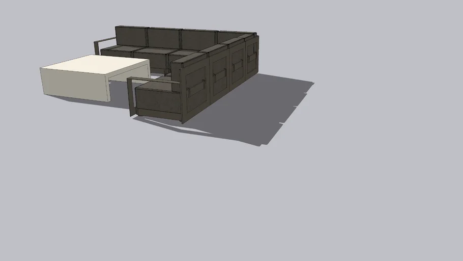 Modular corner sofa