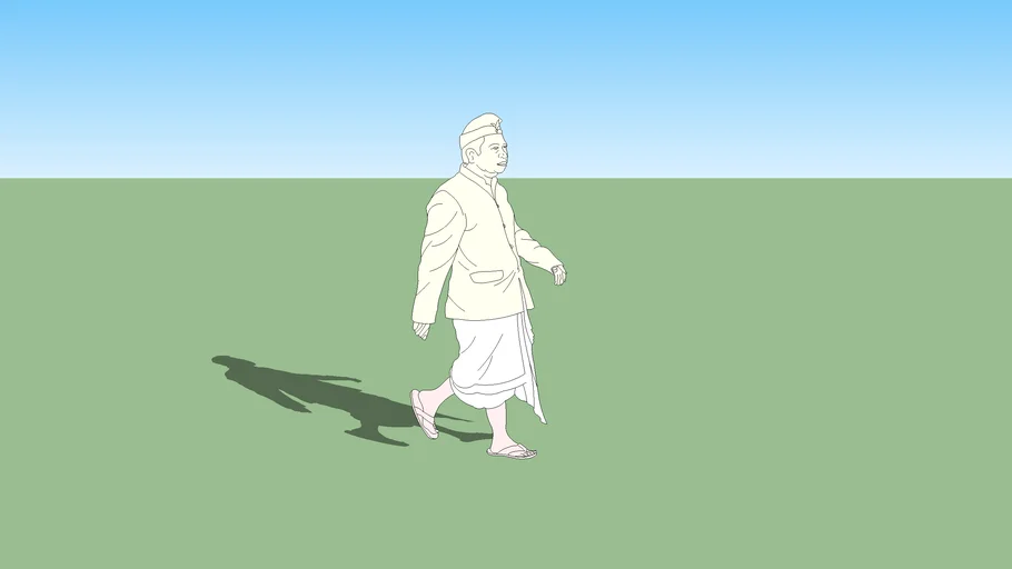 2D Balinese man 01