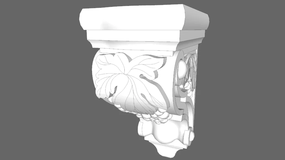 Osborne Verona Corbel with Grapes, Part #8087
