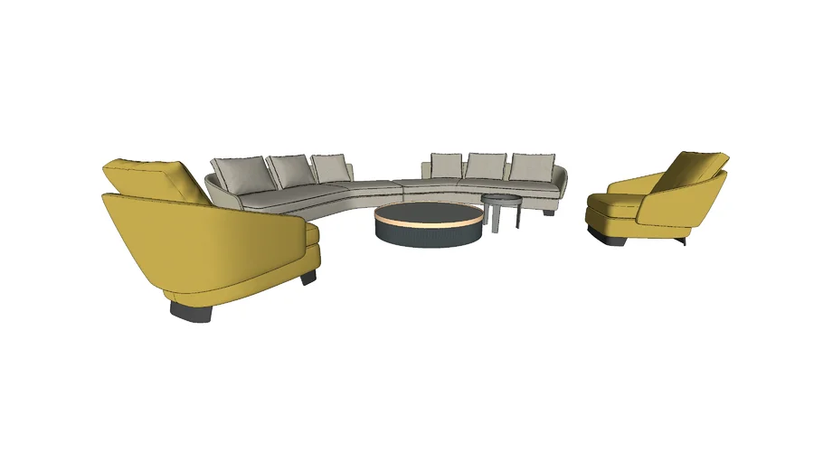 Lawson Sofa Minotti | 3D Warehouse Minotti LAWSON ソファ 定価約350