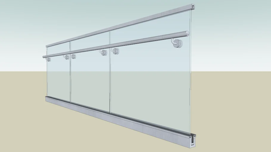 Glass railing