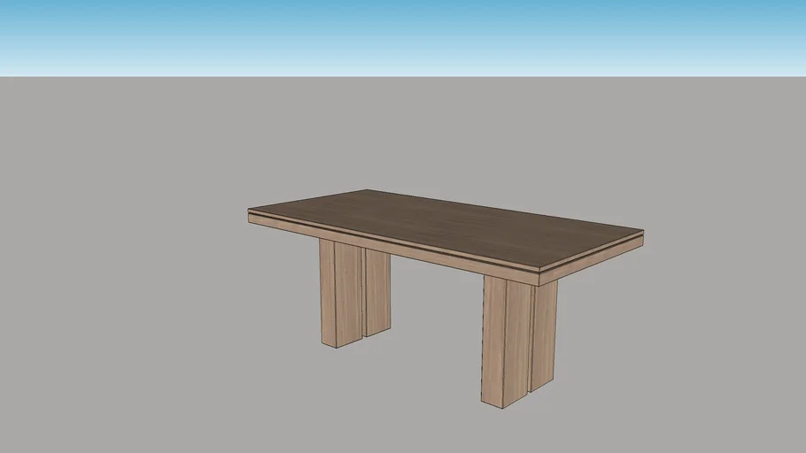 Wood table