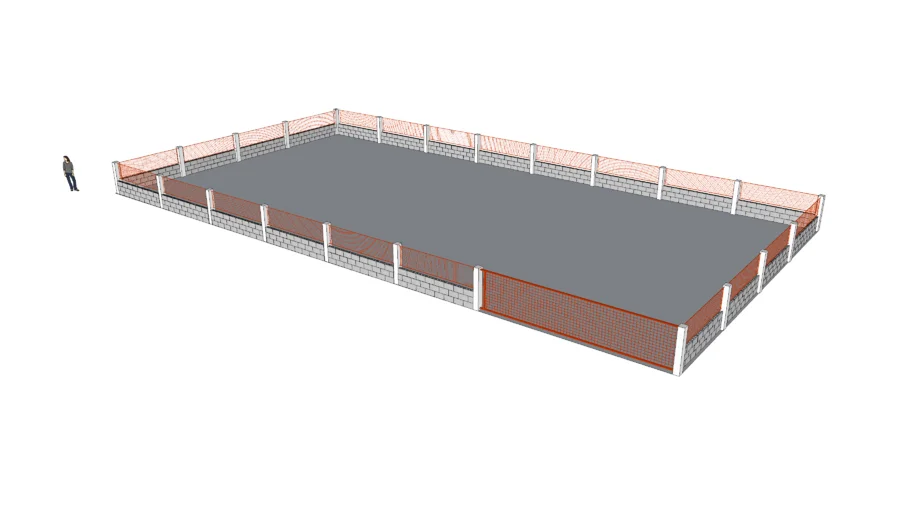 Hollow Block Fence