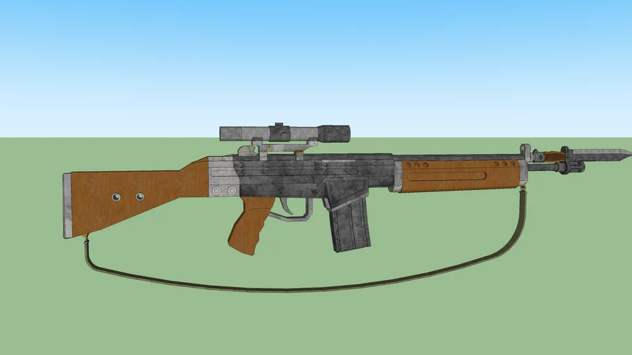 Modified R91 Assault Rifle | 3D Warehouse