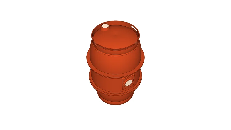 Beer Cask - 4.5 gal Pin Cask - Plastic Construction