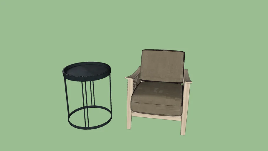 butaca con mesa