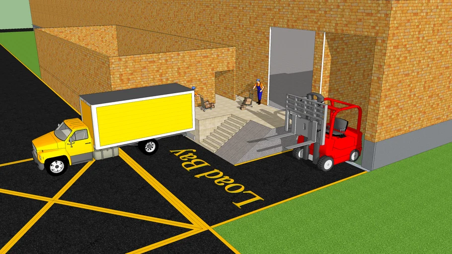 Loading Unloading Bay | 3D Warehouse