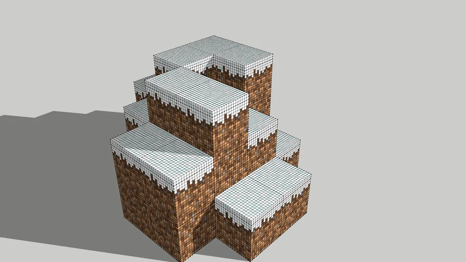 Minecraft Snowgrass | 3D Warehouse