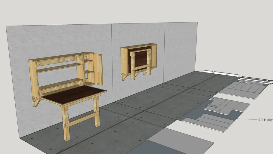 A Fold Up Work Bench