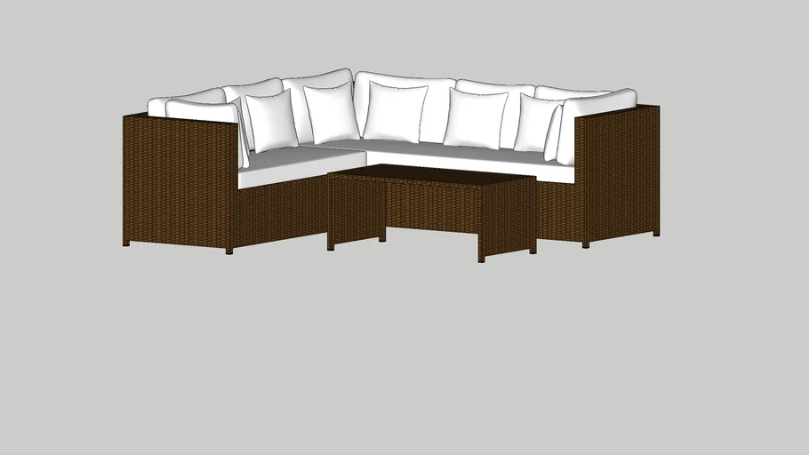 Mueble seccional exterior