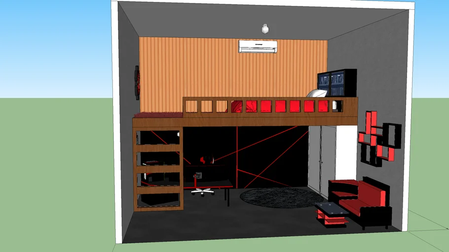 KAMAR GAMING MINIMALIS