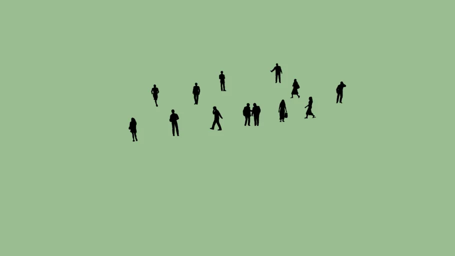 2d People Silhouettes