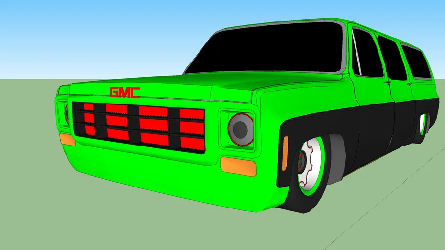 slammed GMC Suburban