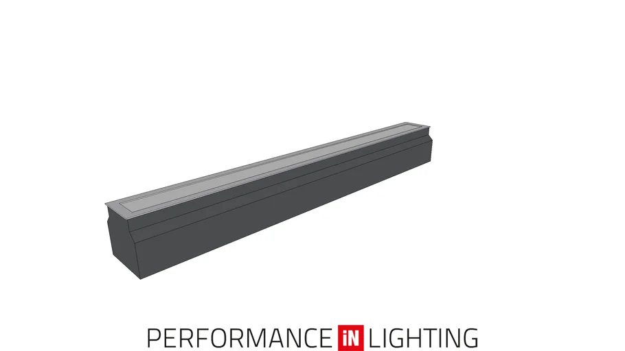 STRIP SQUARE+ INGROUND 1050 Linear Recessed | 3D Warehouse