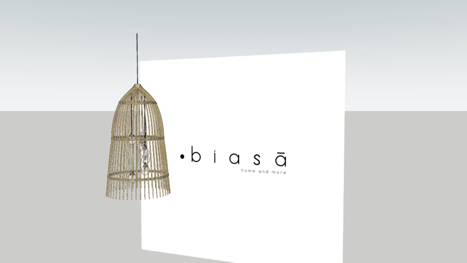 PENDENTE RATTAN CAGE -BIASA HOME