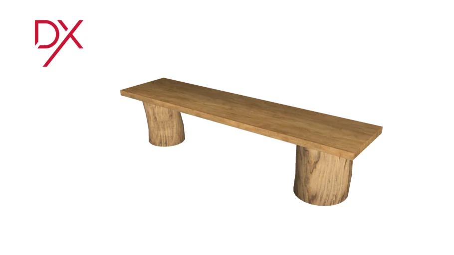 Rustique banc 72'' - Beige