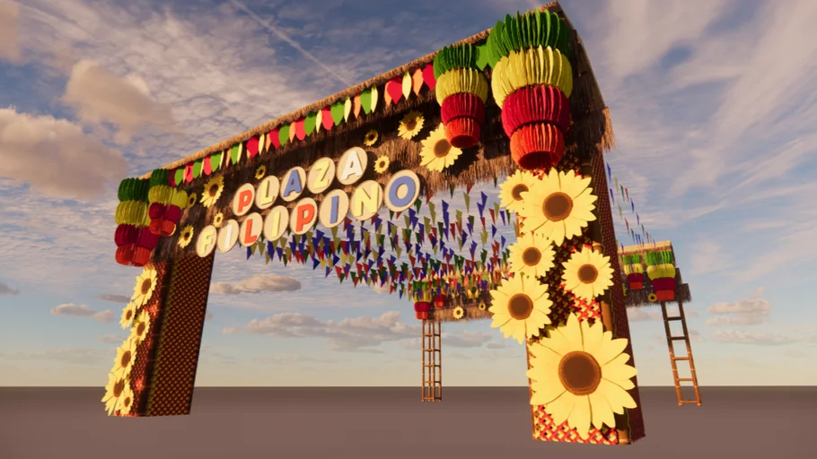 Philippine Pahiyas Festival Arc