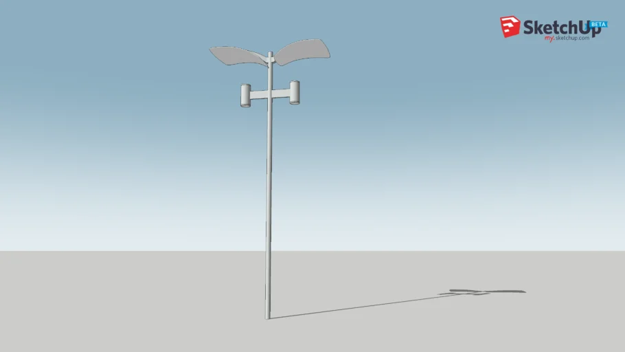 SLOT VELA DOUBLE POLE - outdoor lighting