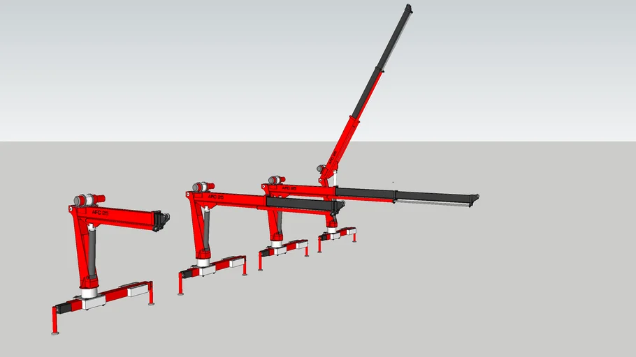 Small Boom Crane with winch