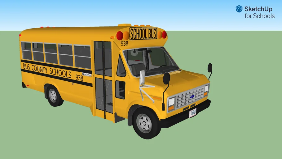 1991 Ford Corbeil Van Bus 938