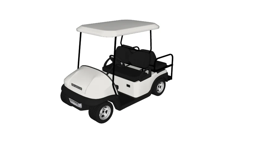 Club Car Precedent Golf Cart - High Poly
