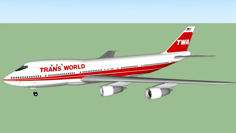 Trans World Airlines 747-131 (1987)