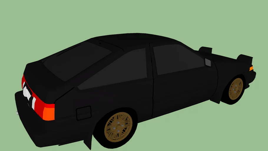 toyota corolla ae86 BLACK LIMITED