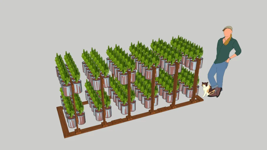 Recycle - Vegetable Plant Rack