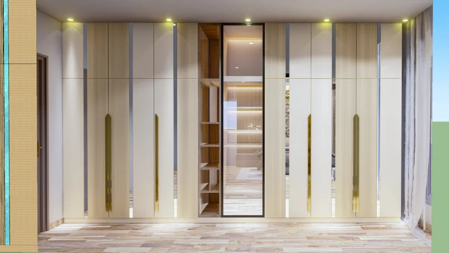 modern wardrobe