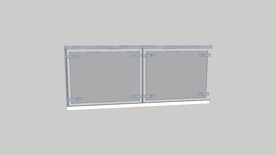 Double Glass Railing | 3D Warehouse