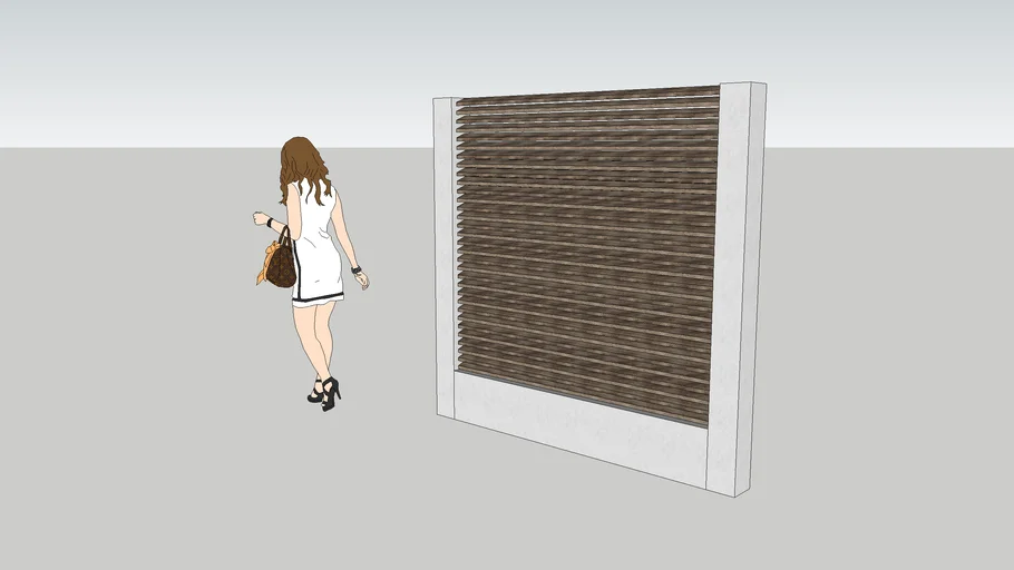 Modern Louvre Fence
