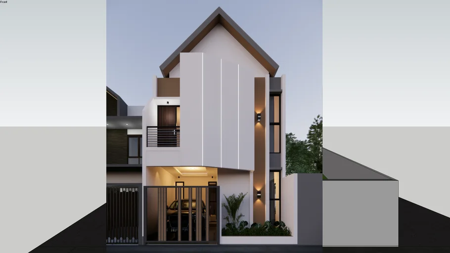 RUMAH SCANDINAVIAN 2 LANTAI 6X14 (2)