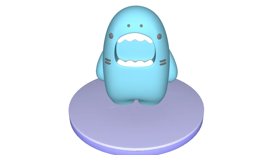 Cá mập há mịn cute