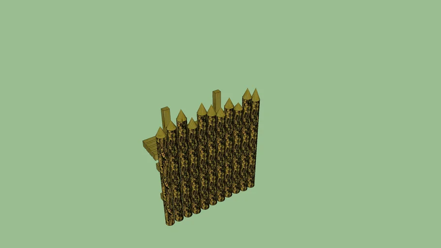 Palisade Wall Segment var.2