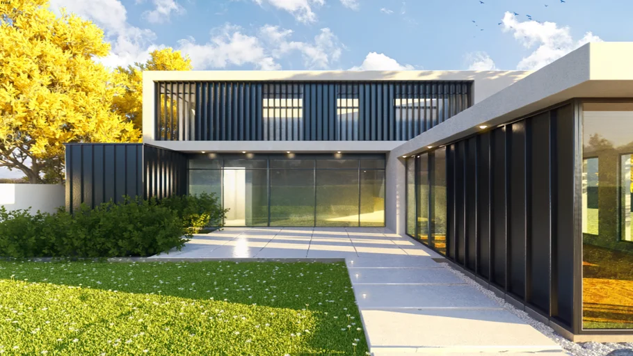 Riverside House | Render Practice 7
