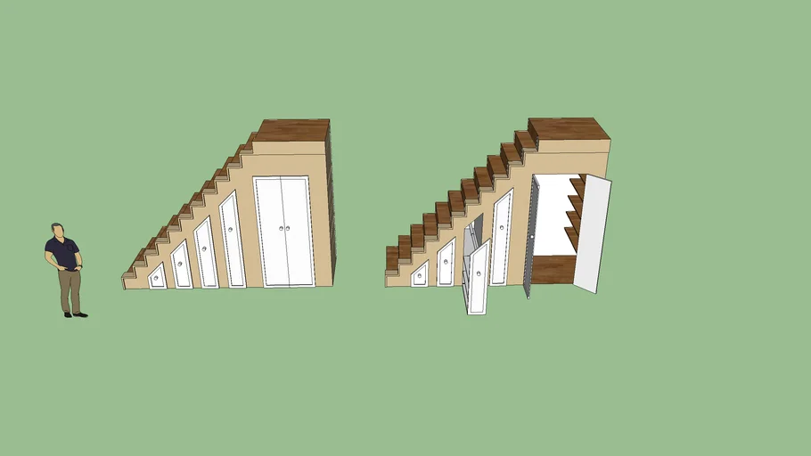 Multi-Functional Storage Staircase/Norman