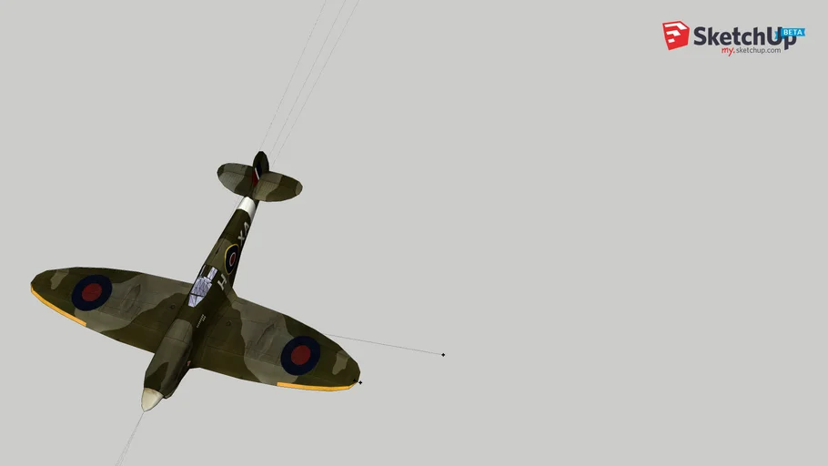 Elliptical Wing Plane