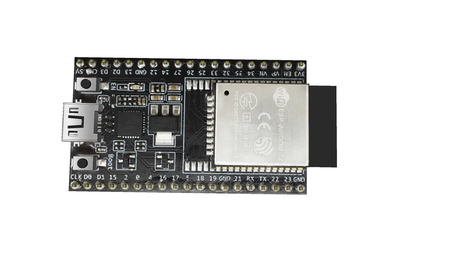 ESP32 DevKitC V4 partes con vistas