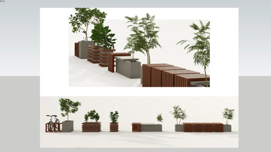 Urban Furniture, Outdoor Furniture, Public Space Seating Area
