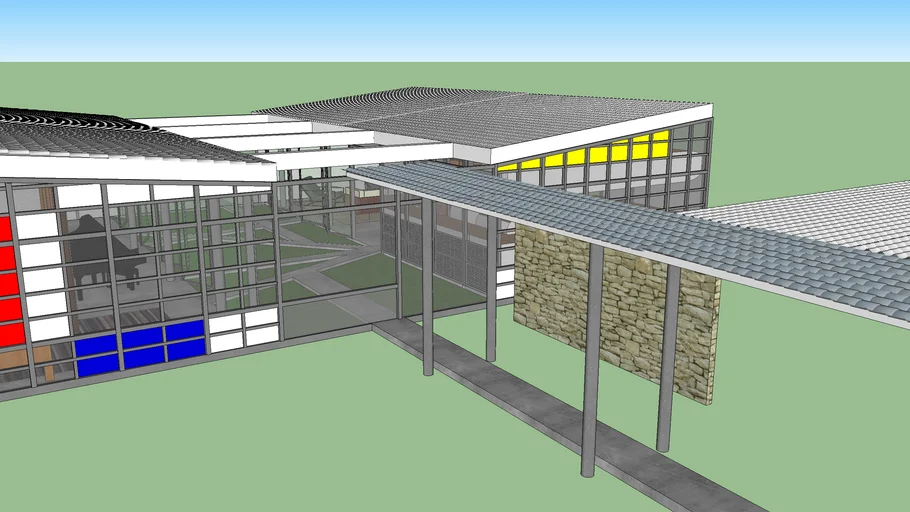 Case Study House #4, Ralph Rapson’s "Greenbelt House" 
