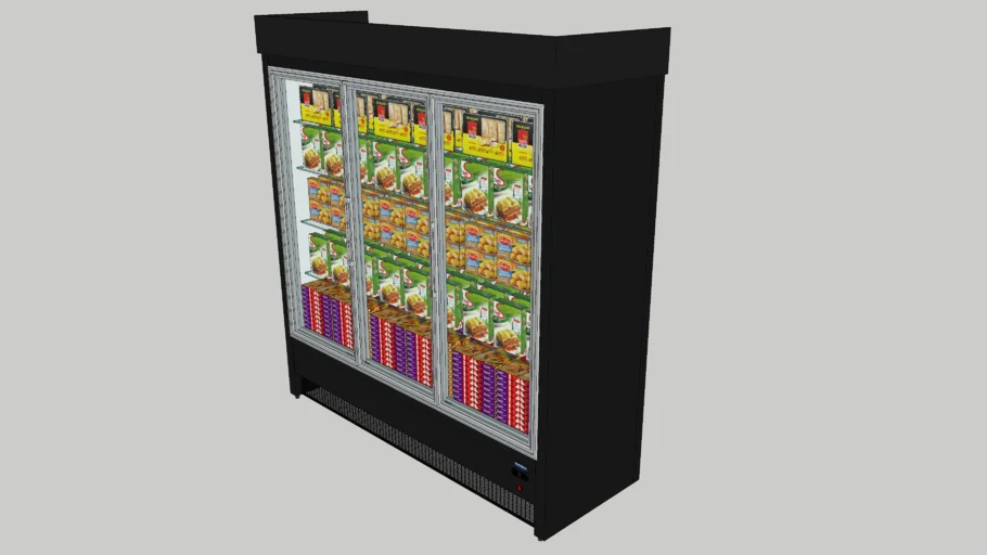 FREEZER EXPOSITOR VERTICAL CRISTAL CONGELADOS 3 PORTAS