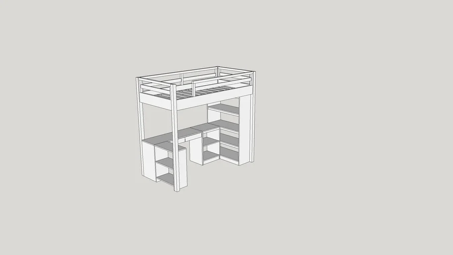 Camarote y escritorio