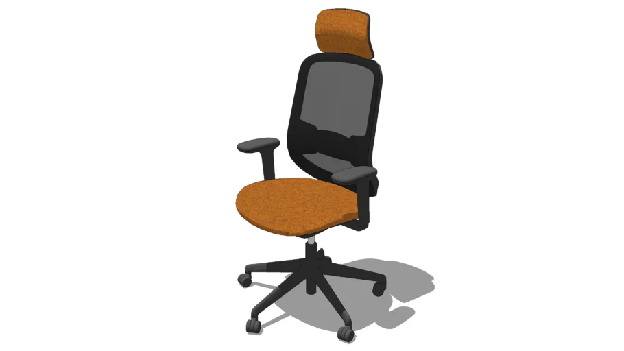Office Chair with Headrest : DO-HBHA : Orangebox