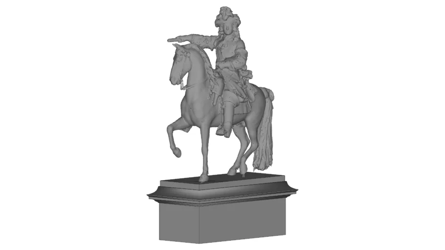 Equestrian Statue – Tượng người cưỡi ngựa, dáng vẻ vua chúa.
