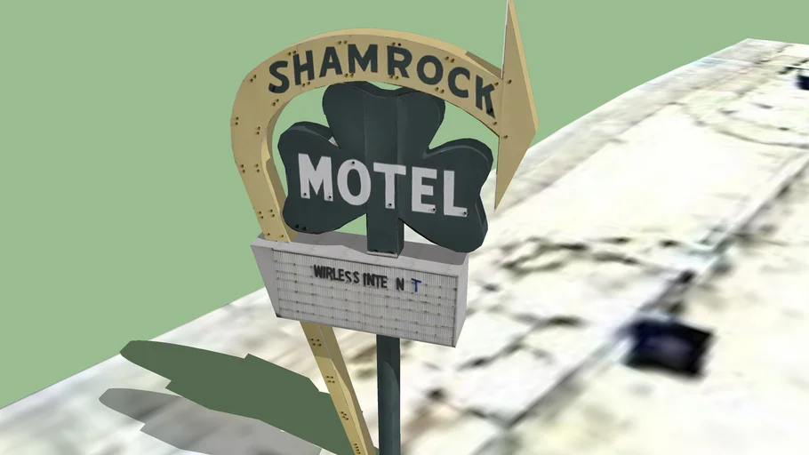 Shamrock Motel Sign