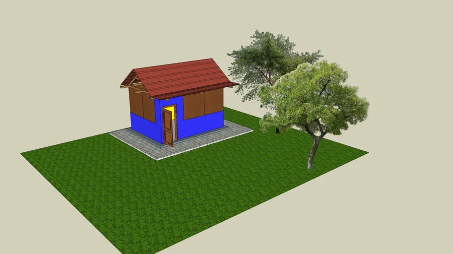 Rumah Gubuk modern