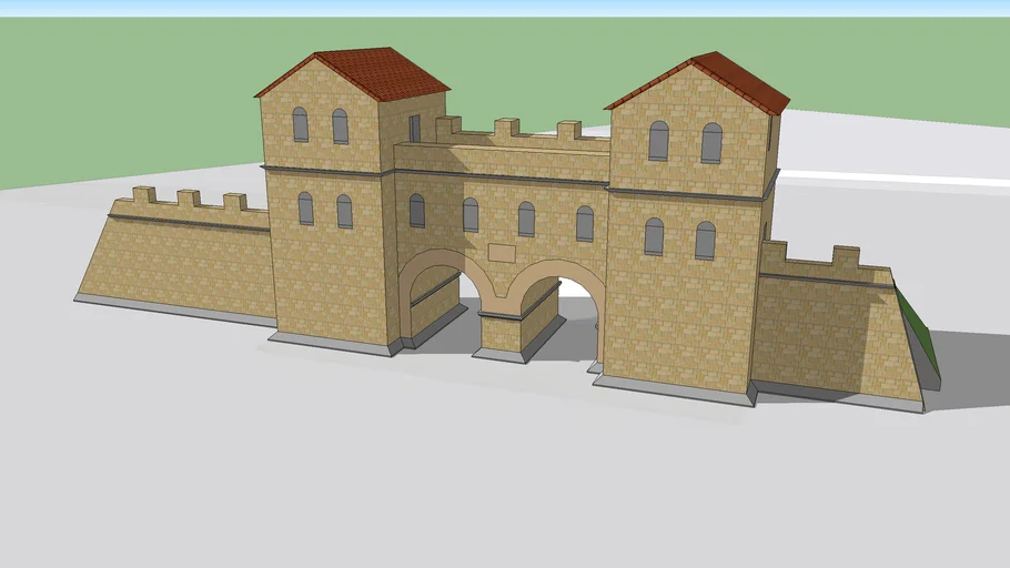 Arbeia Roman Fort Gate in South Shields