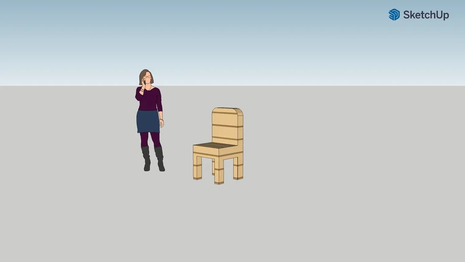 silla madera