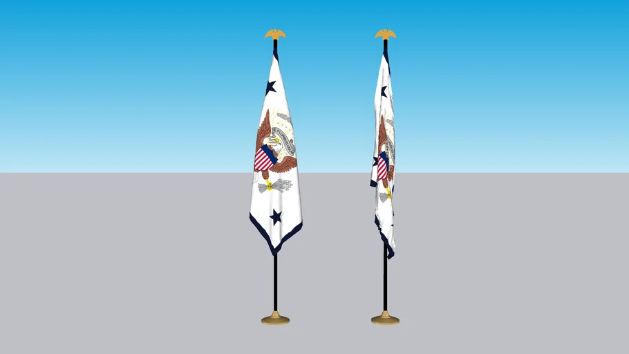 Indoor Flags of the Vice President of The United States
